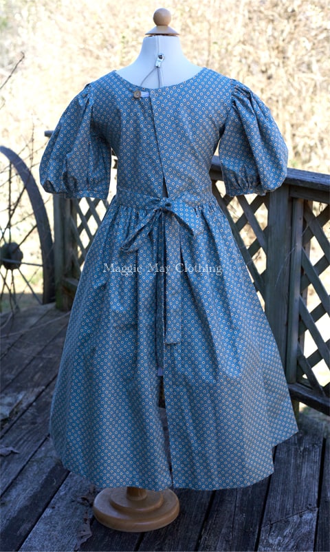 Girl’s 1830s era dresses – Maggie May Clothing- Fine Historical Fashion