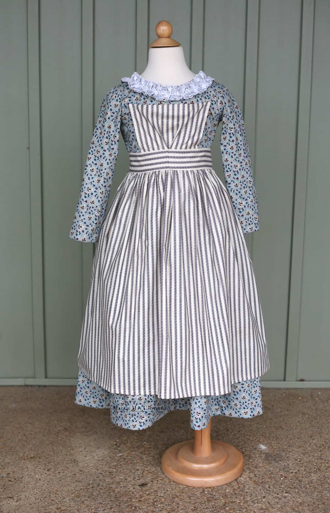 Girl's 1830s-1840s dresses – Maggie May Clothing- Fine Historical