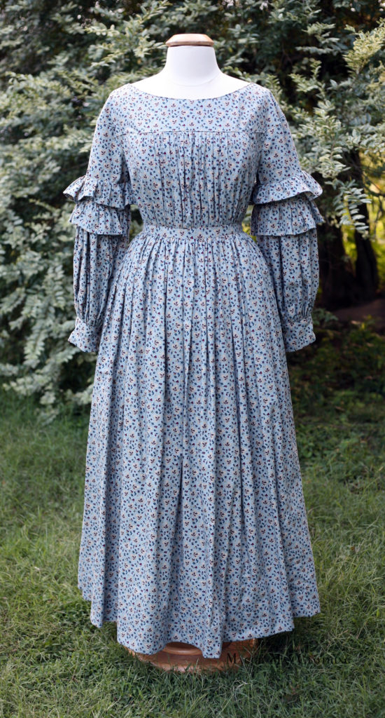 The 1830s-1840s Anne Dress – Maggie May Clothing- Fine Historical Fashion