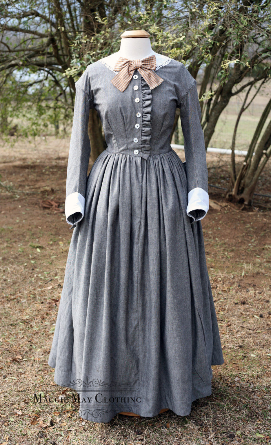 A US Sanitary Commission Gown – Maggie May Clothing- Fine Historical ...
