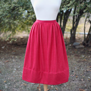 red flannel petticoat