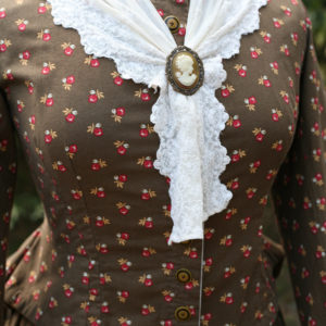 1880s bustle dress