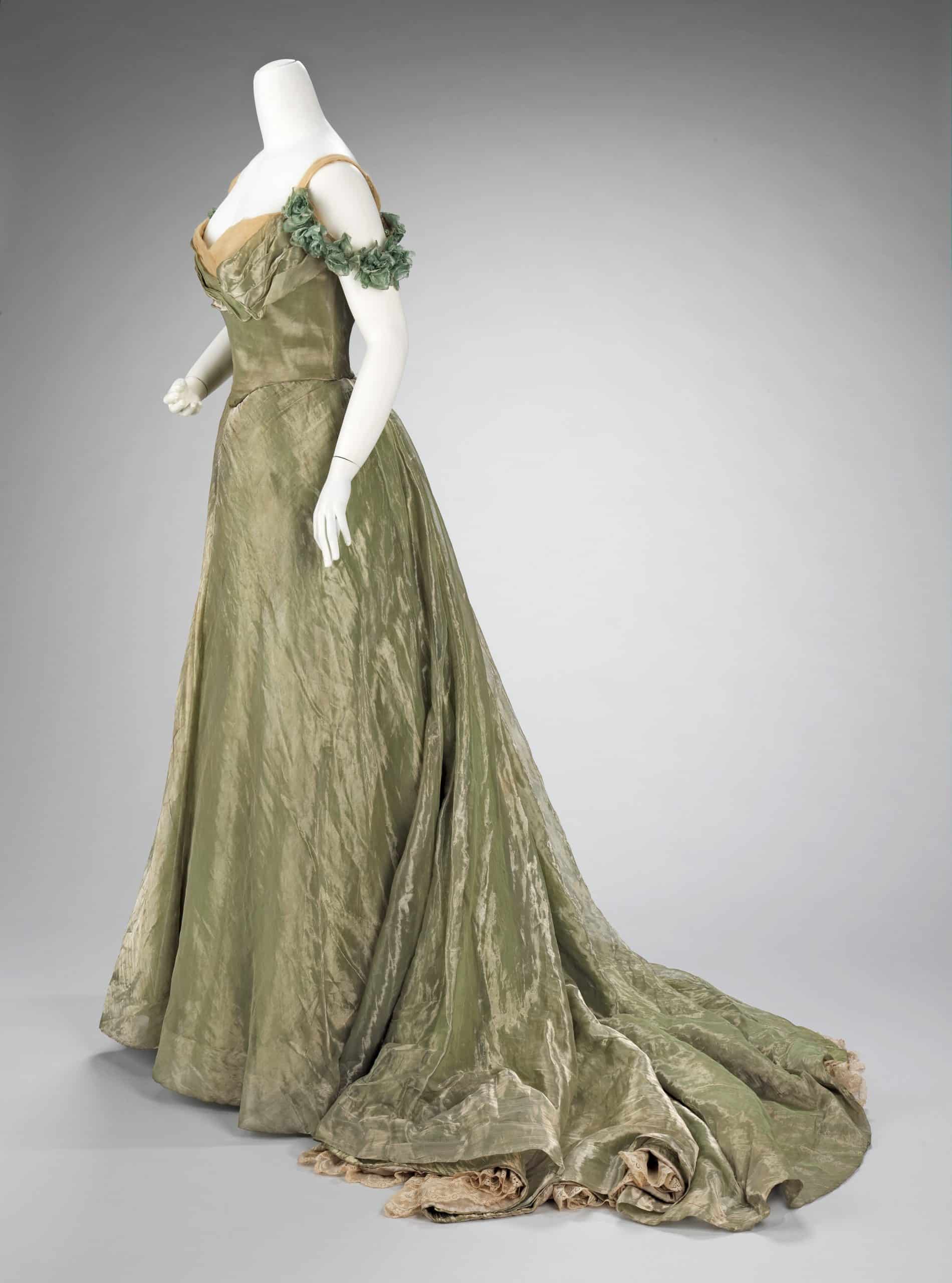 Before the Automobile: Edwardian evening gown