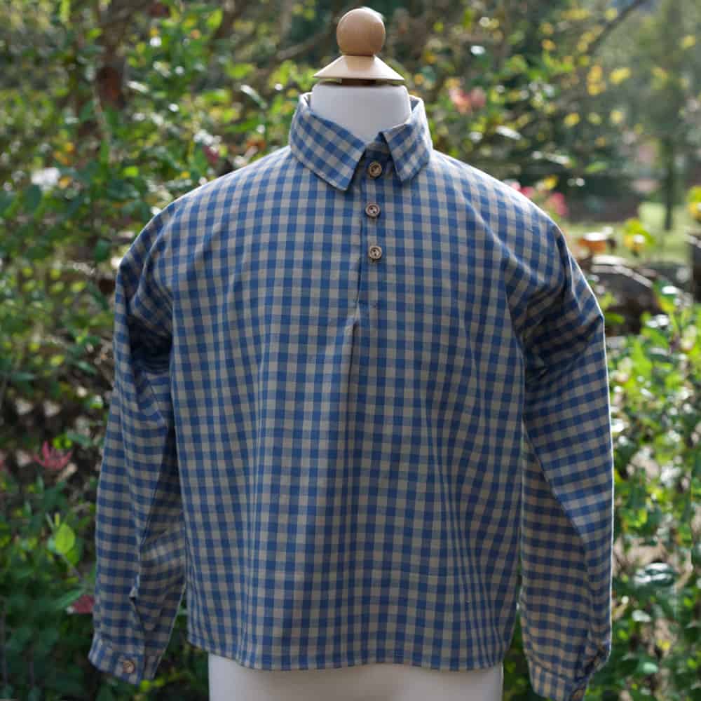 Boy’s Homespun Shirt – Maggie May Clothing- Fine Historical Fashion