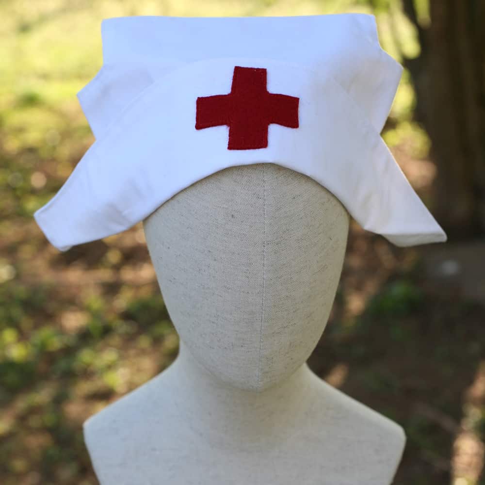 Nurse's Cap with Red Cross Insignia – Maggie May Clothing- Fine