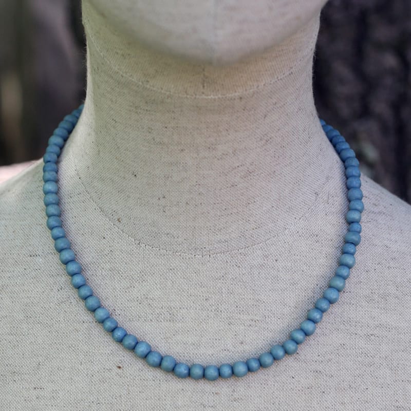 Sky-Blue Beads Necklace - Swaabhi