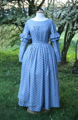 Our Anne Dress in Blue and Red! – Maggie May Clothing- Fine Historical ...