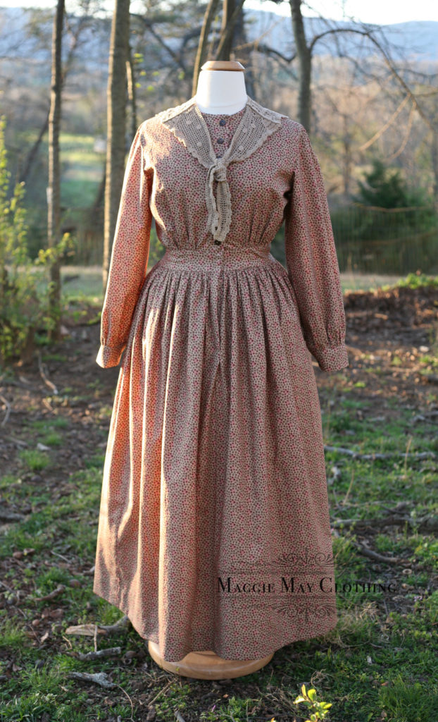 1850s work dress